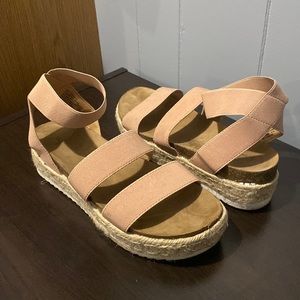 Dressy platform sandals
